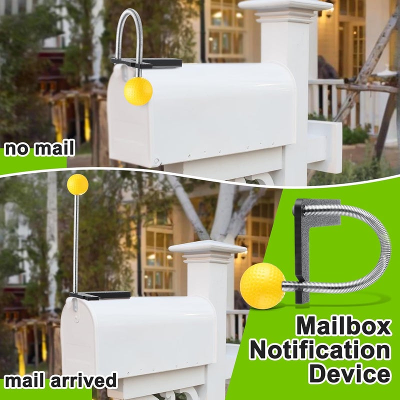 Feekoon 1 Pack Mailbox Notification Device, Mail Arrival Indicator Device, Mailbox Alert Alarm for Delivered Mail - Image 4